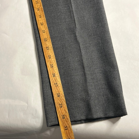 Brooks Brothers Classic Mens Wool Dress Office Pants Charcoal Grey‎ W36 L30 - Picture 3 of 7